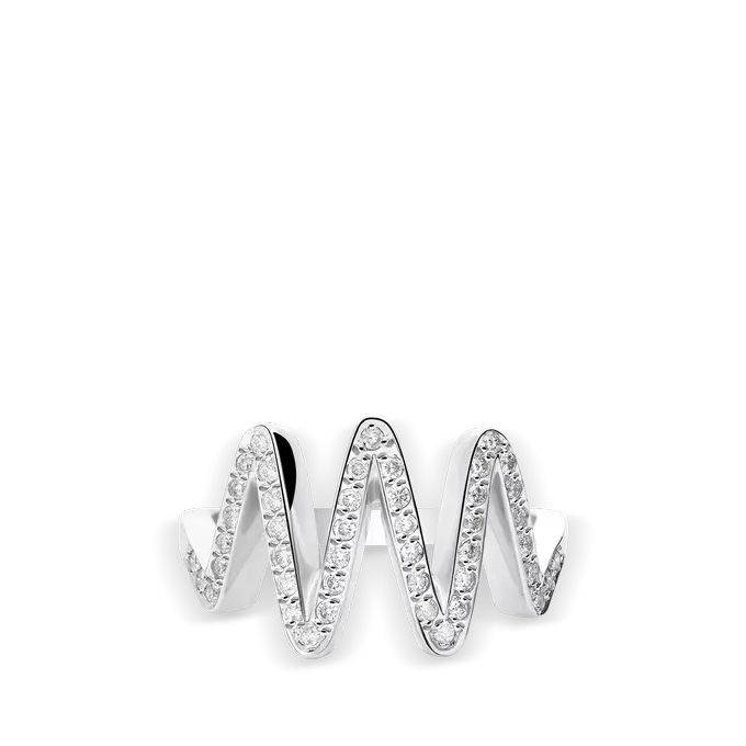 Anillo diamante natural oro 18 quilates HEARTBEAT