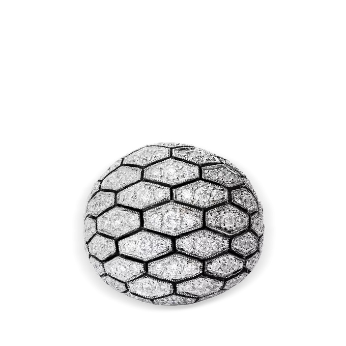 Anillo diamante natural 1.82 ct. oro 18 quilates MIDNIGHT SERPENT