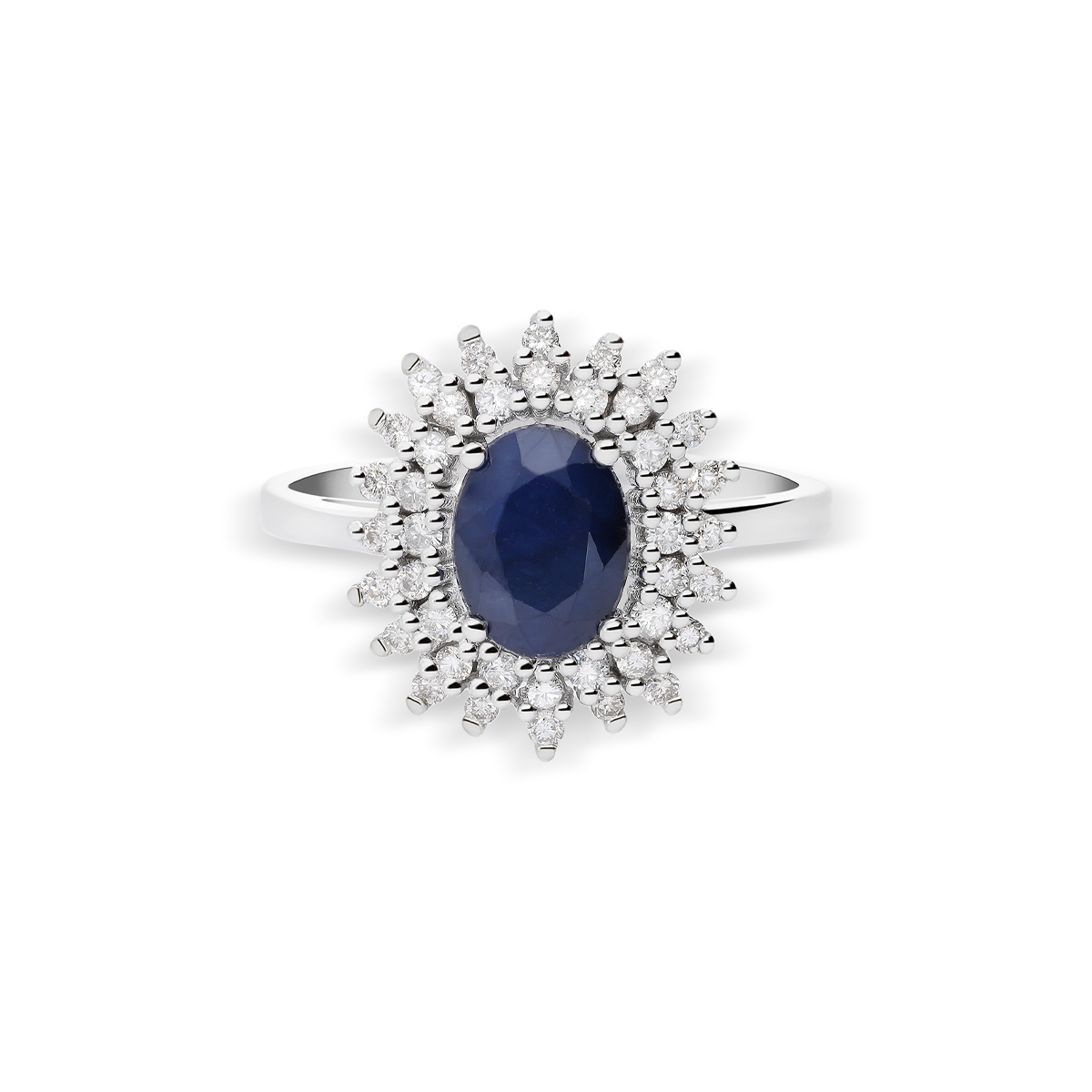 Anillo diamante natural oro 18 quilates IMPERIAL SAPPHIRE