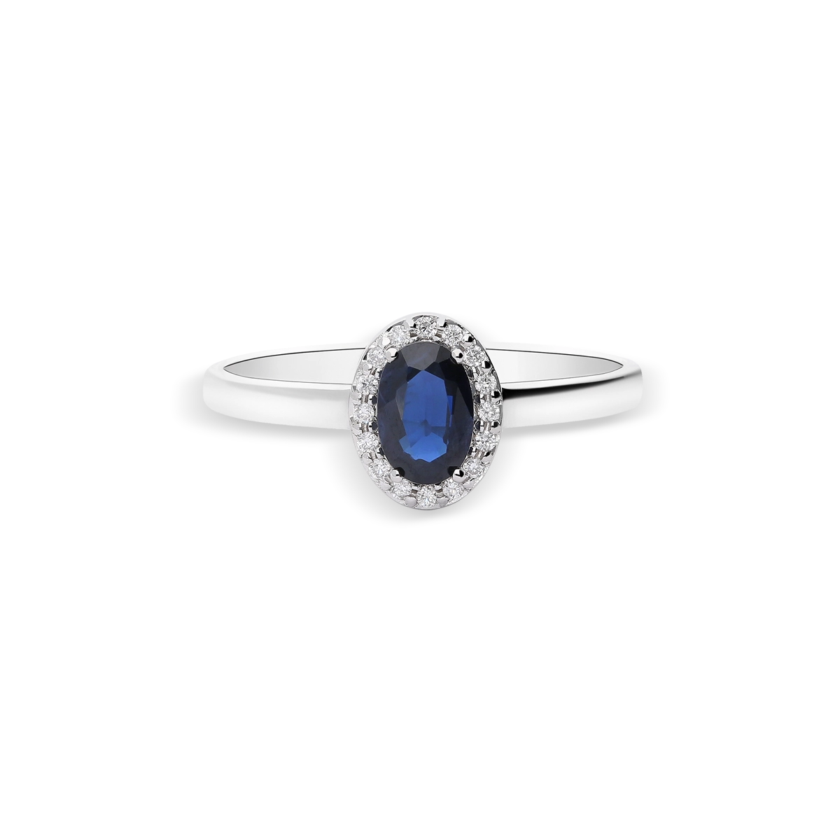 18k gold diamond ring RANI SAPPHIRE