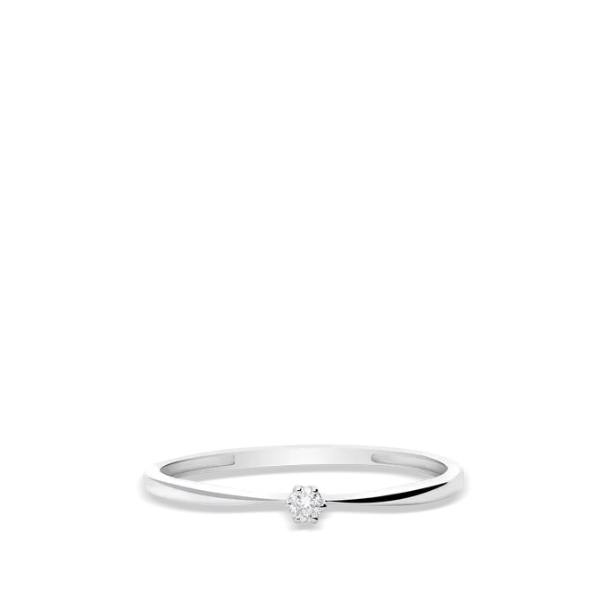 Anillo diamante natural oro 18 quilates MOON