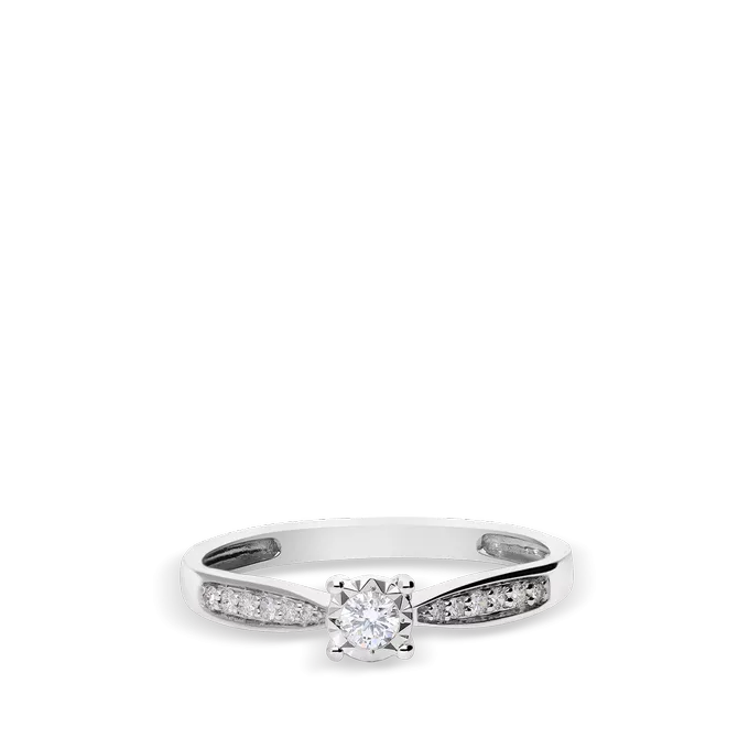 18k gold diamond ring COMET