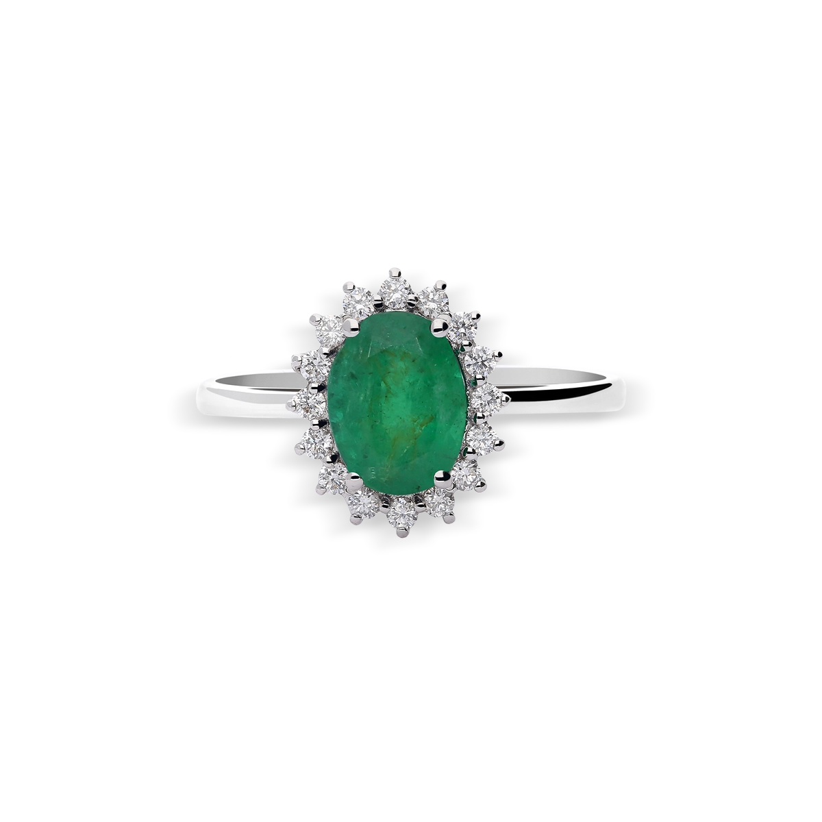 18k gold diamond ring IMPERIAL EMERALD