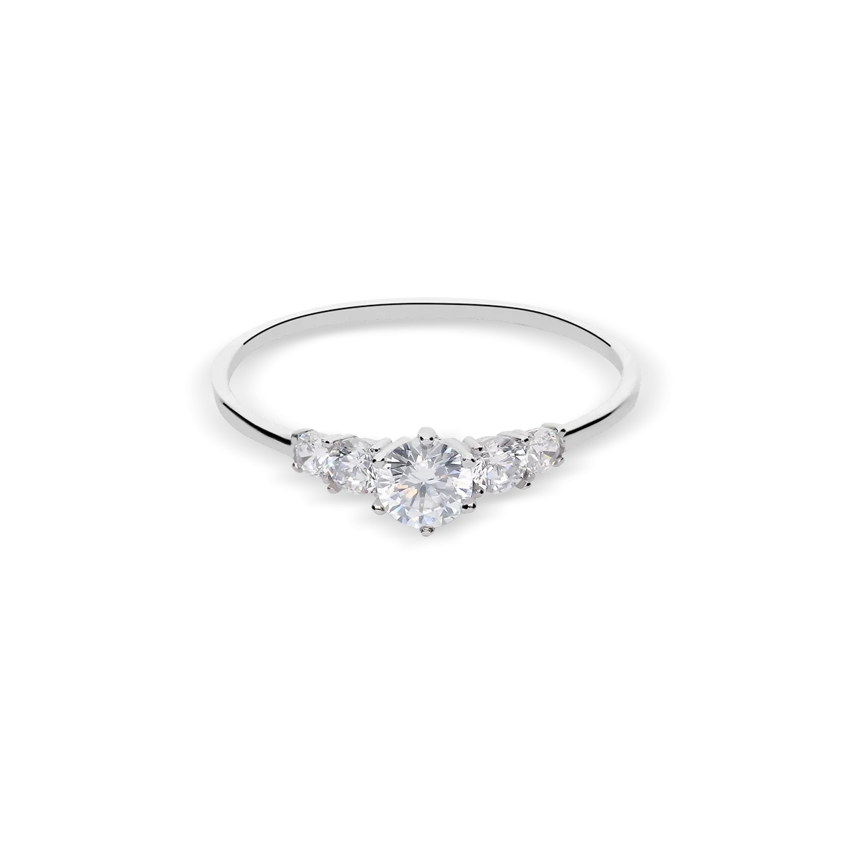 18k white gold ring