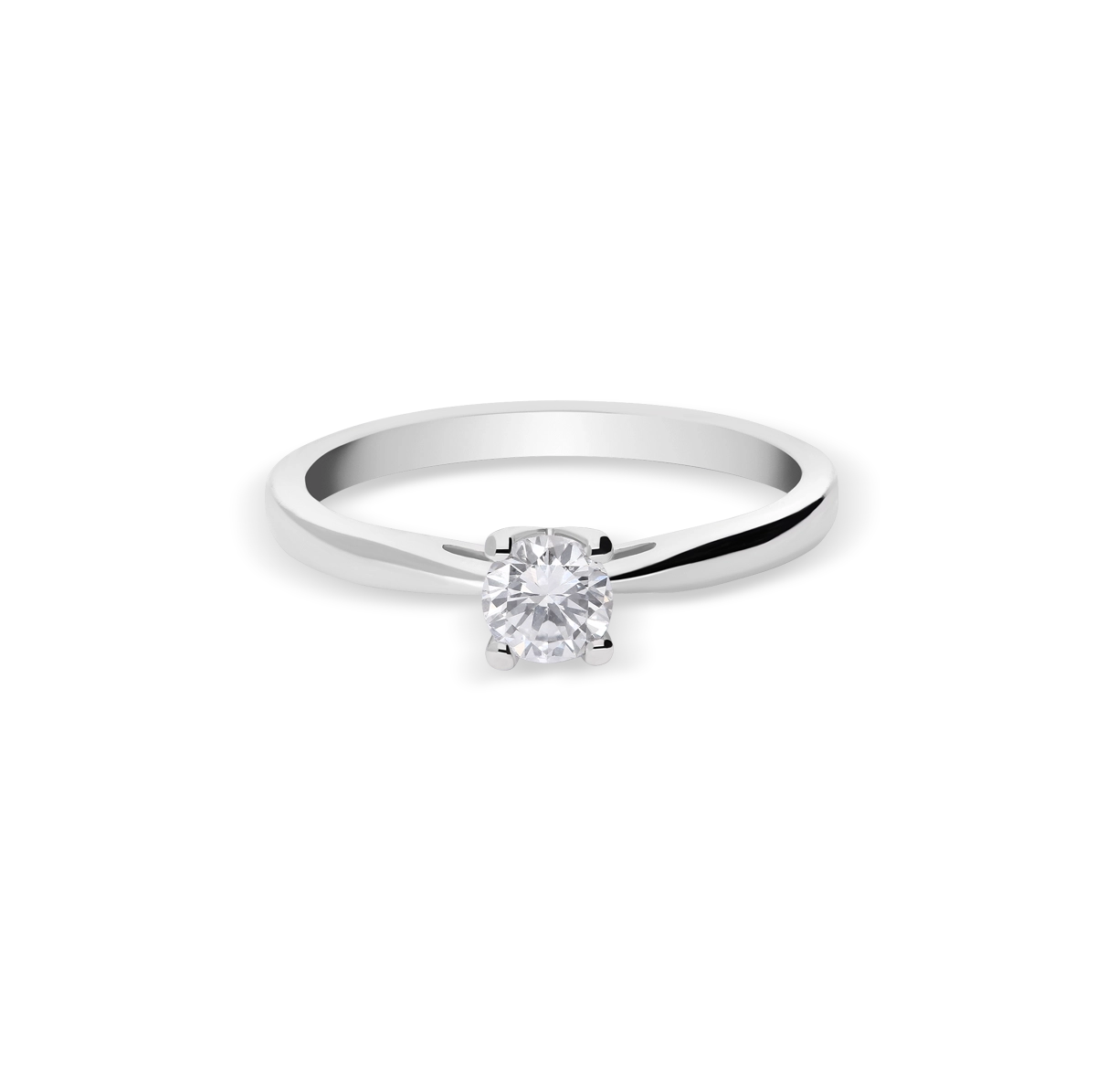 Anillo diamante natural 0.30 ct. oro 18 quilates