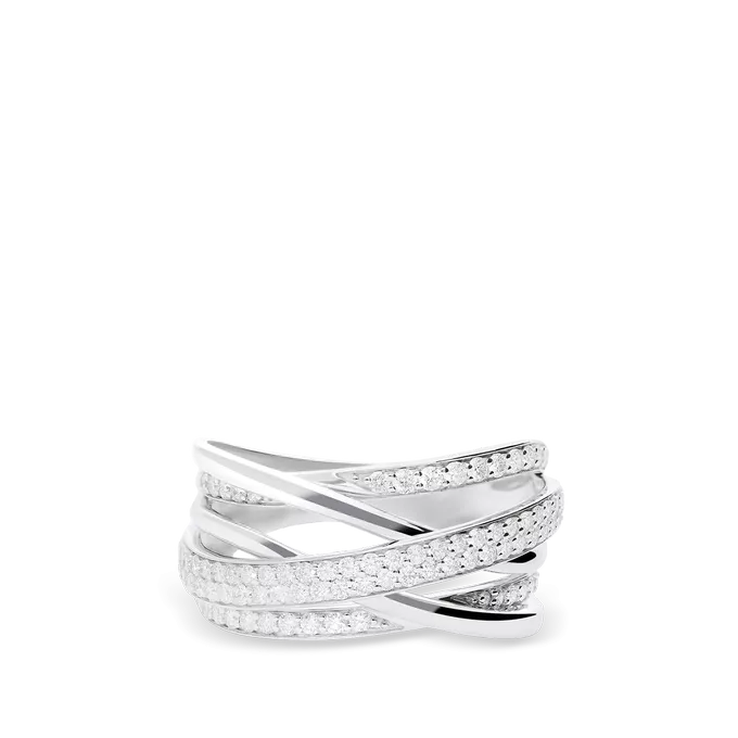 Anillo diamante natural 0.01 ct. oro 18 quilates STARLACE