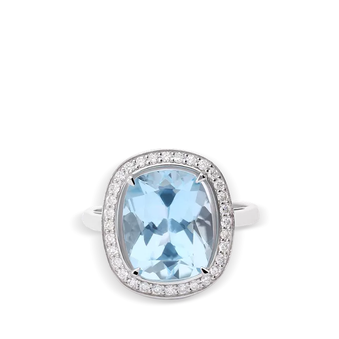 Anillo diamante natural 0.33 ct. oro 18 quilates