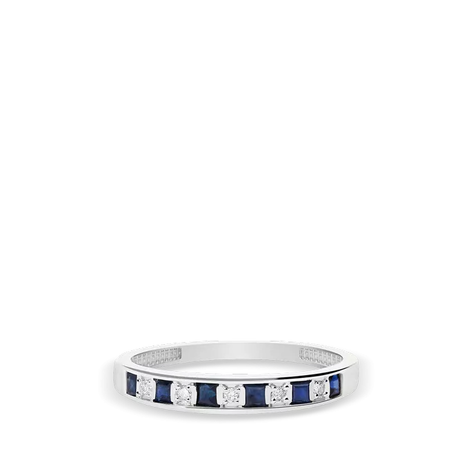 Anillo diamante natural 0.04 ct. oro 18 quilates