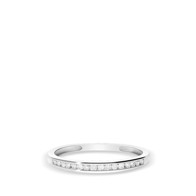 Anillo diamante natural 0.18 ct. oro 18 quilates METEOROIDS