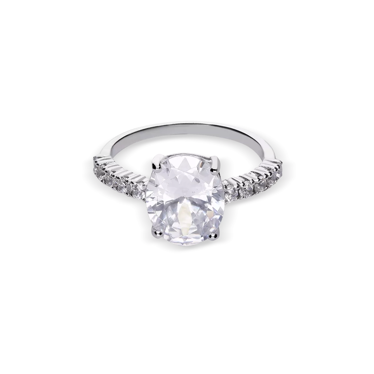 Anillo oro blanco 18 quilates