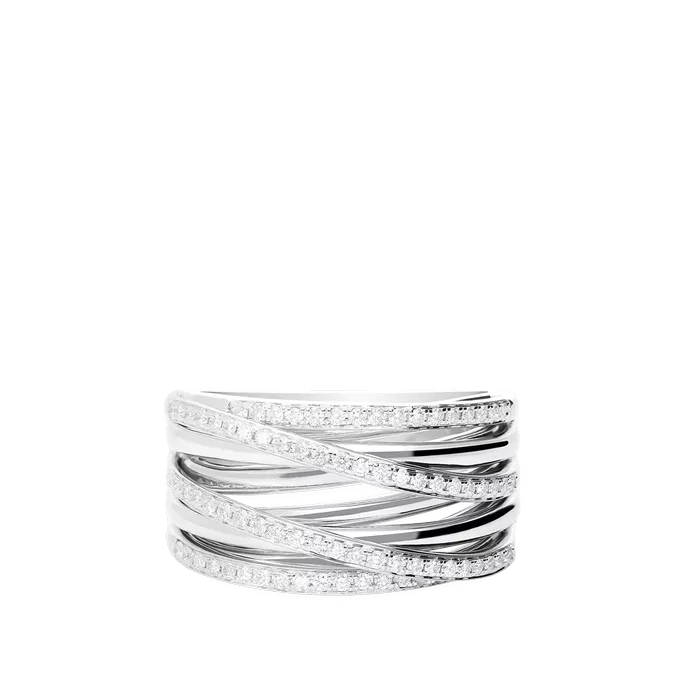 Anillo diamante natural 0.39 ct. oro 18 quilates STARLACE