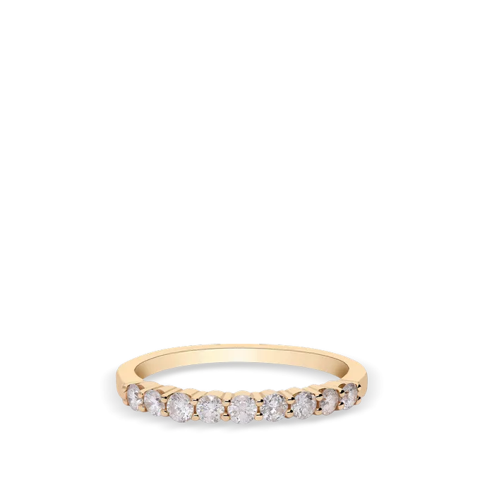 Anillo diamante natural oro 18 quilates STARS