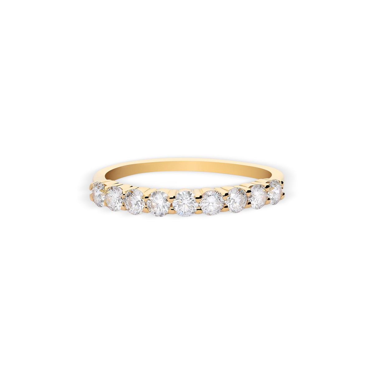 Anillo diamante natural oro 18 quilates STARS