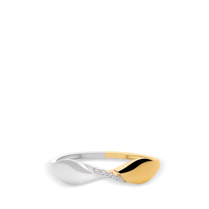 Anillo diamante natural oro 18 quilates