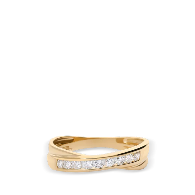 18k gold diamond ring