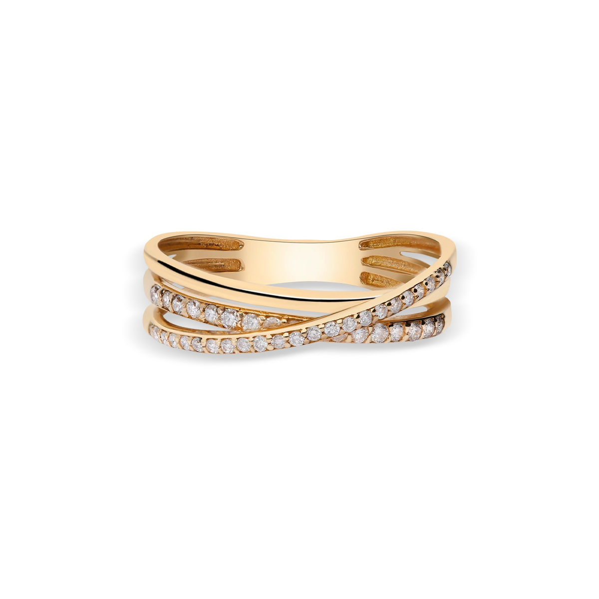 18k gold diamond ring
