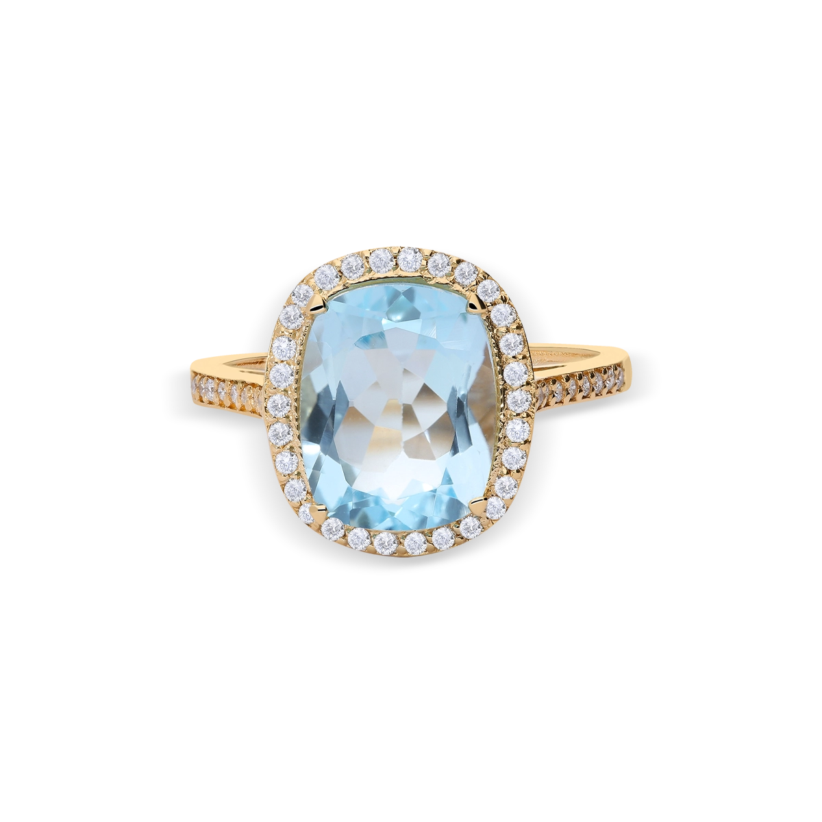 Anillo diamante natural oro 18 quilates COUNTESS