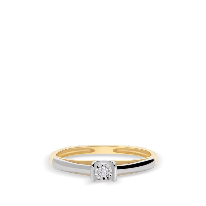 18k gold diamond ring
