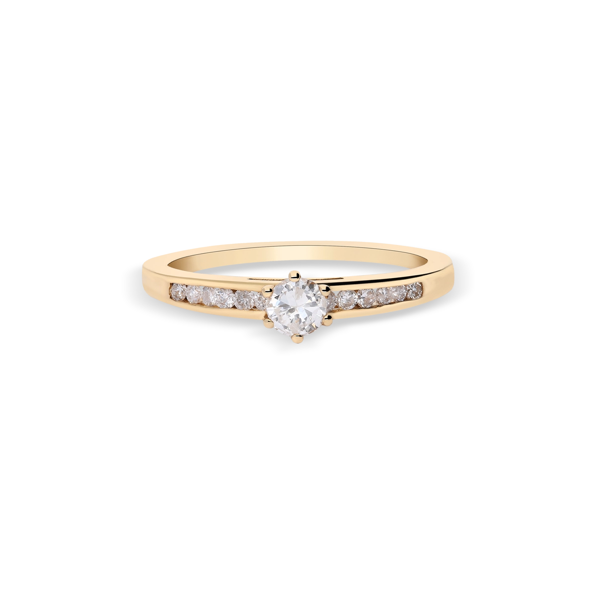 18k gold diamond ring COMET
