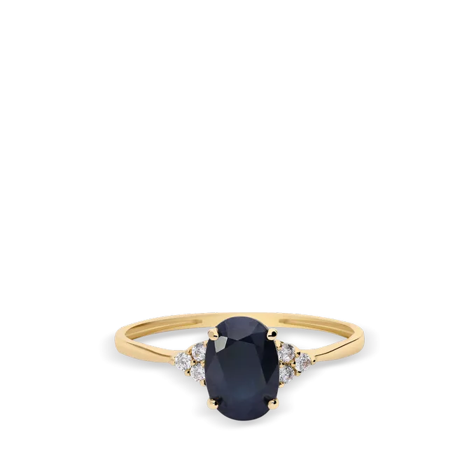 18k gold ring NIGHTFALL