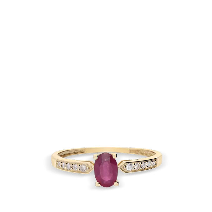 Anillo diamante natural 0.10 ct. oro 18 quilates