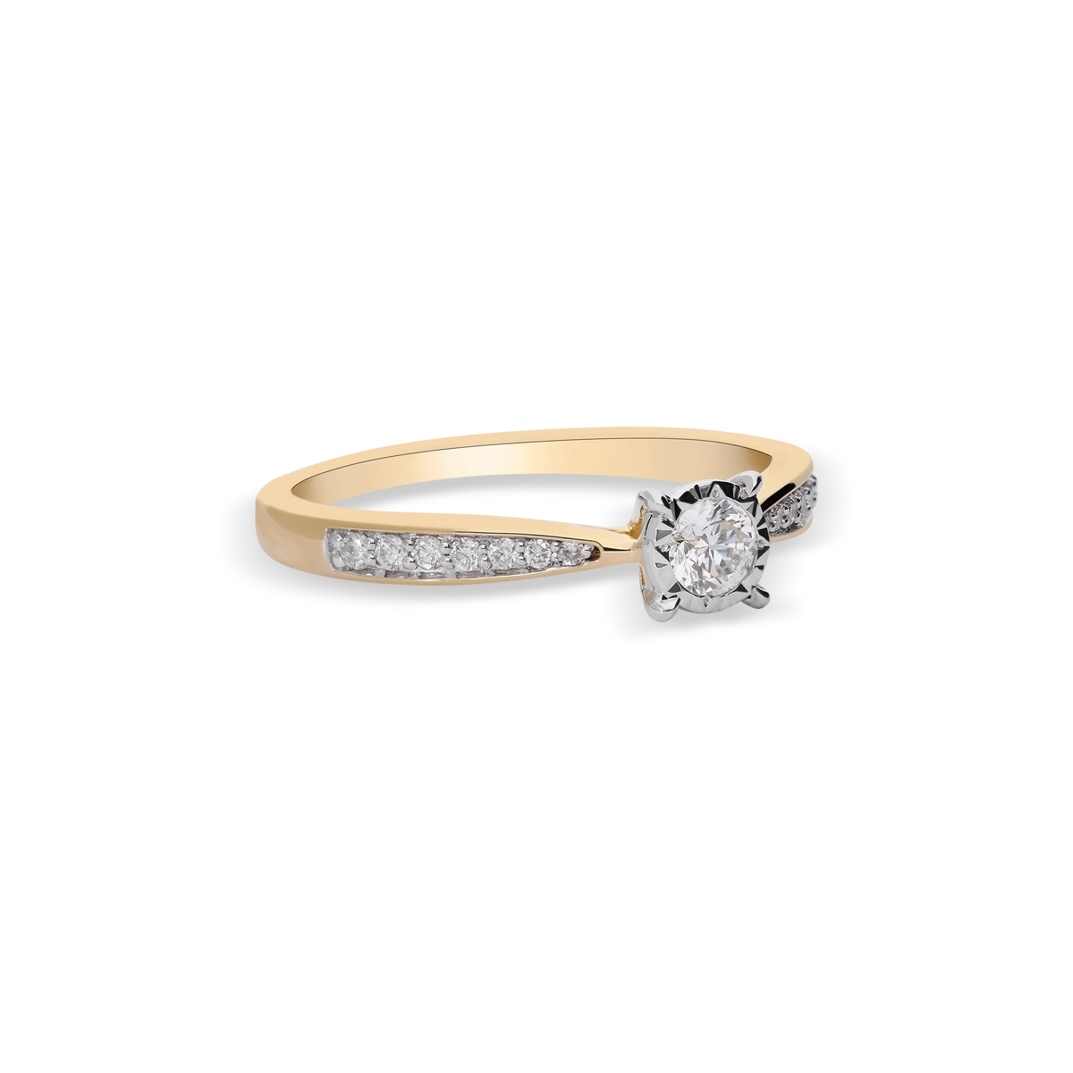 18k gold diamond ring COMET
