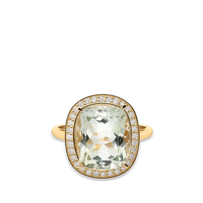 Anillo diamante natural oro 18 quilates BARONESS