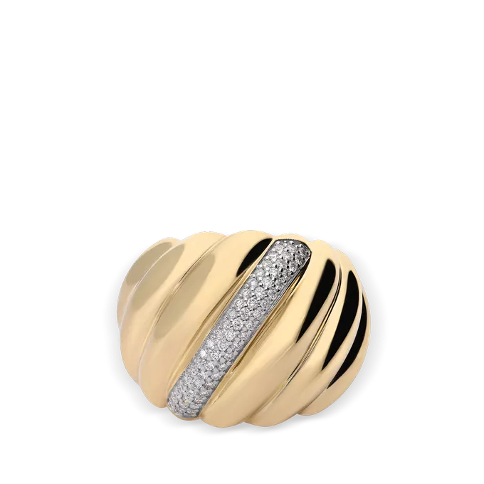 Anillo diamante natural 0.39 ct. oro 18 quilates