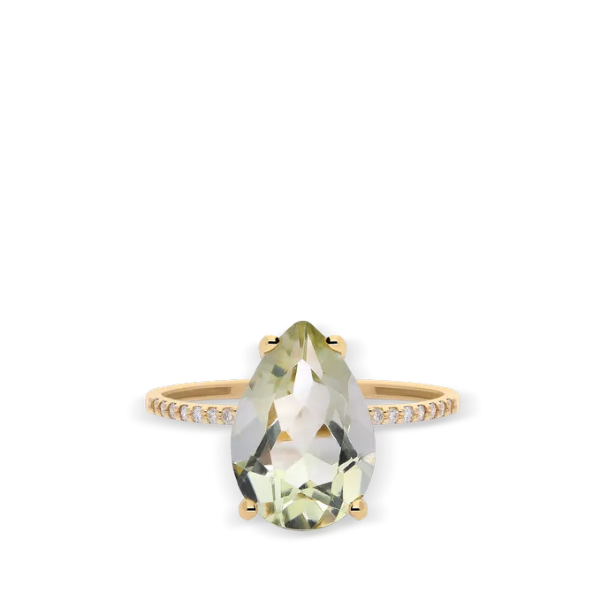 Anillo diamante natural oro 18 quilates