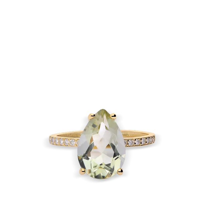 Anillo diamante natural 0.14 ct. oro 18 quilates