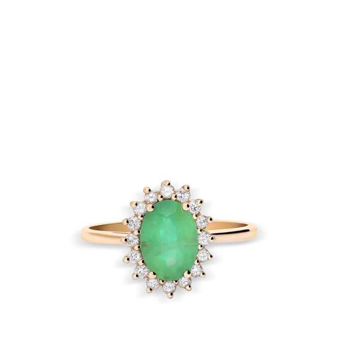 Anillo diamante natural 0.30 ct. oro 18 quilates