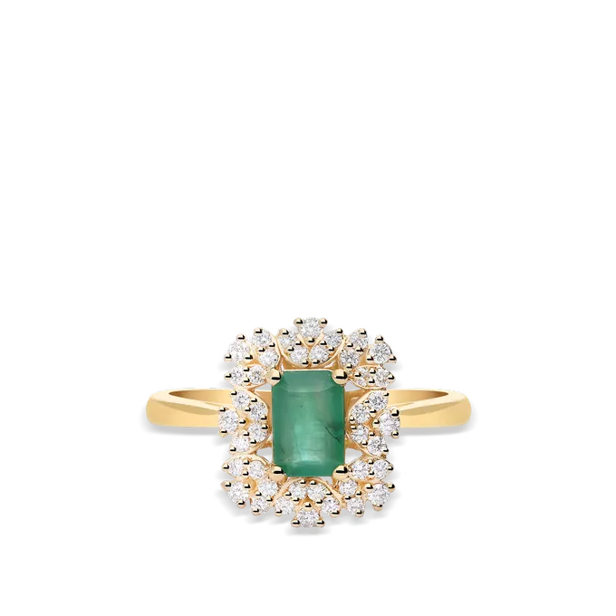 Anillo diamante natural 0.06 ct. oro 18 quilates JAIPUR VIRIDIA