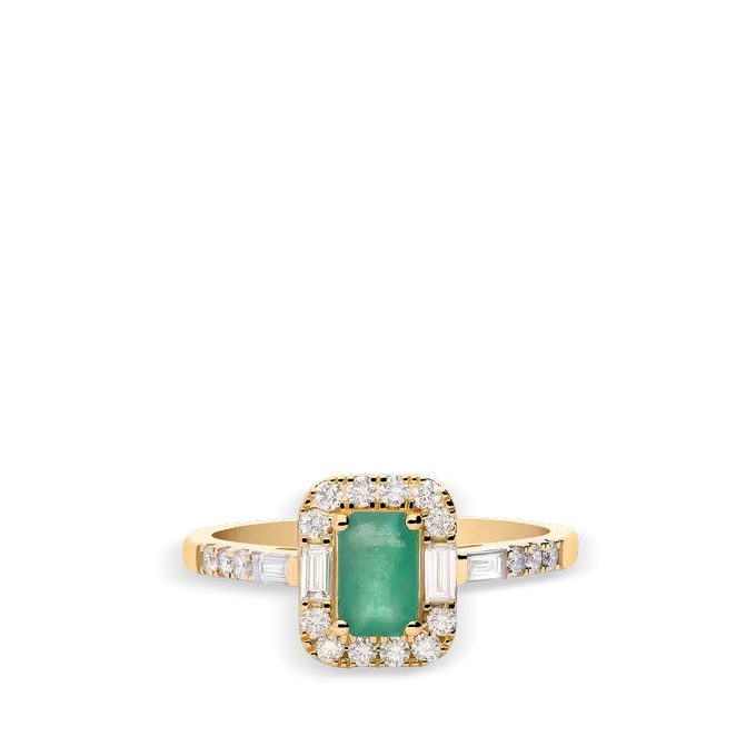 Anillo diamante natural 0.16 ct. oro 18 quilates GATSBY