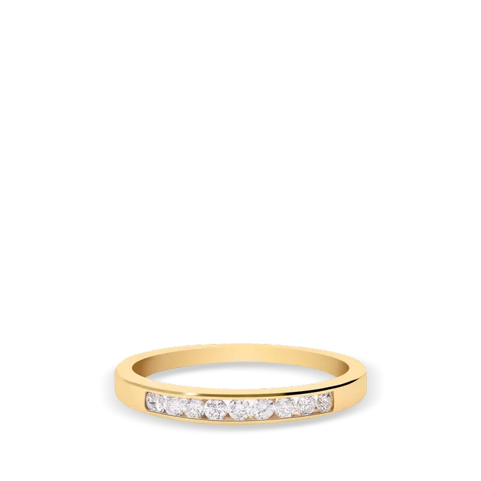 Anillo diamante natural 0.22 ct. oro 18 quilates METEOROIDS