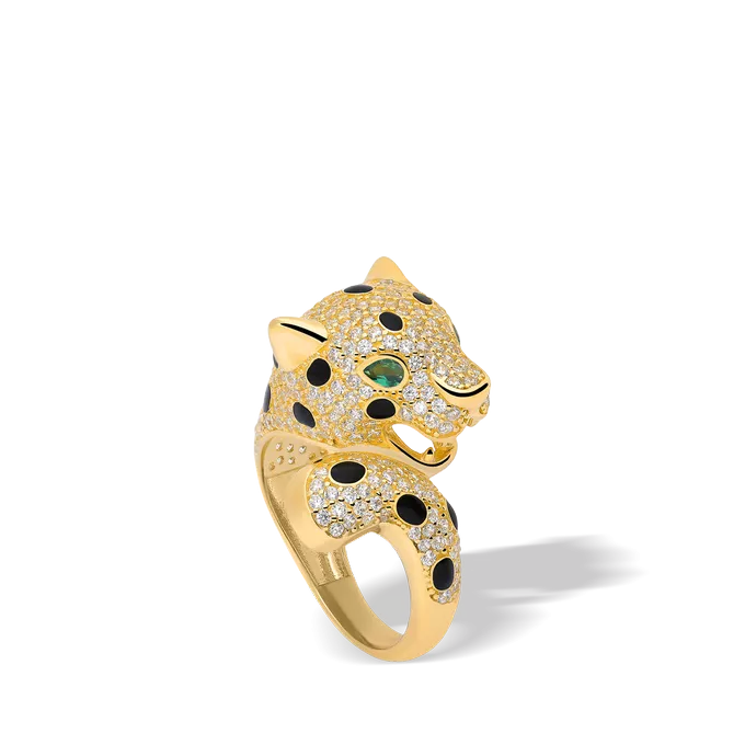 Anillo oro 18 quilates LEOPARD