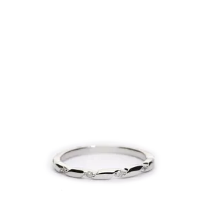 Sortija plata circonita garras liso onda medida 2 1131778-10