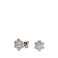 Pendiente oro blanco 18 quilates