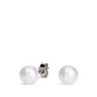 Pendiente oro blanco 18 quilates