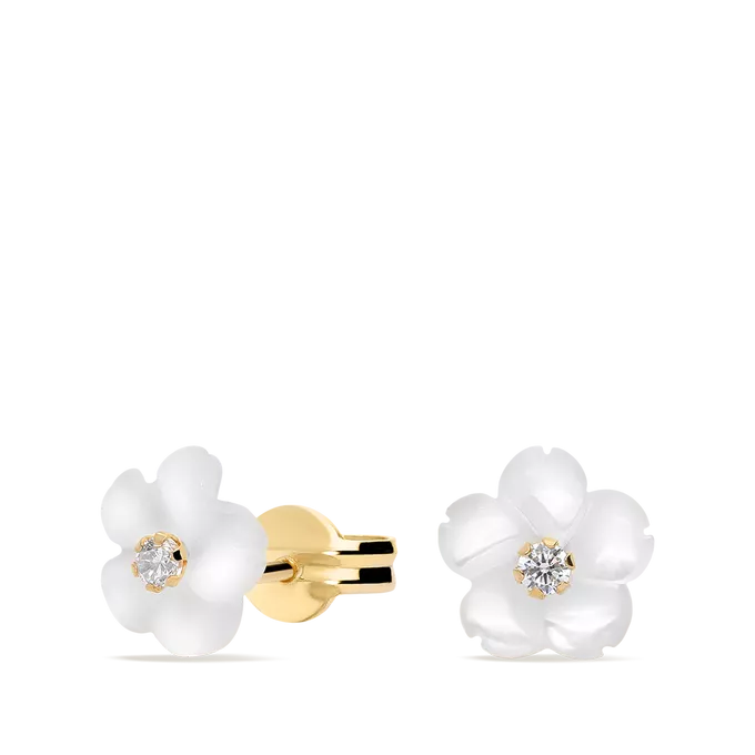 18k gold earrings