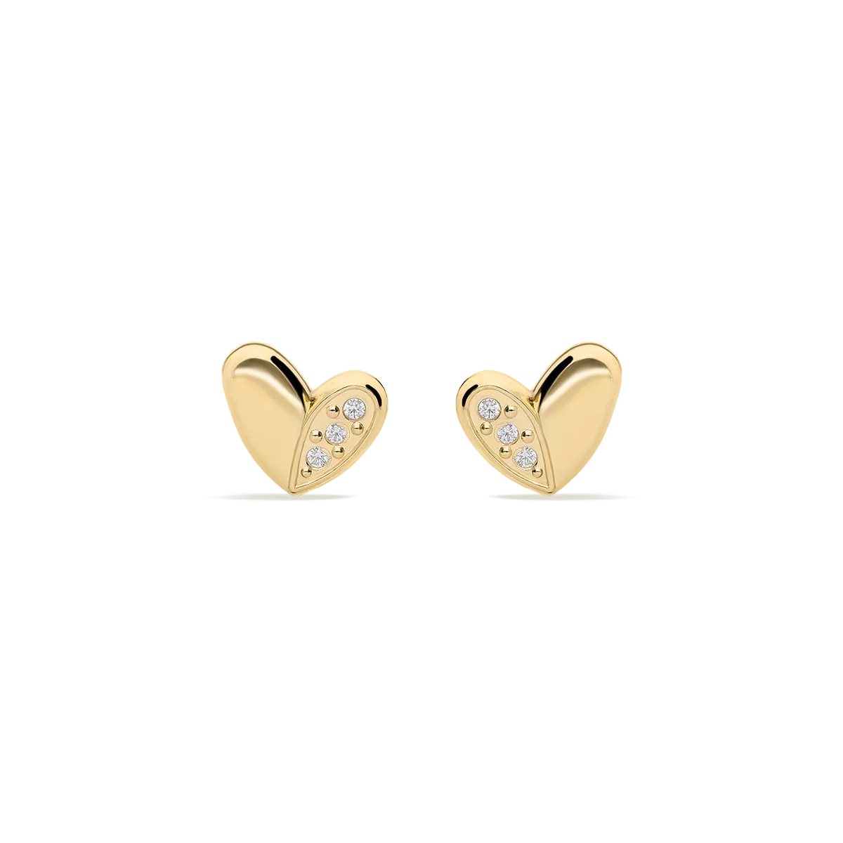18k gold earrings