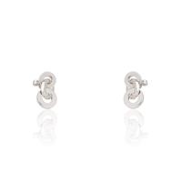 Pendiente oro blanco 18 quilates