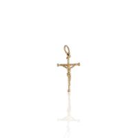 Cruz con cristo hombre oro macizo 18 quilates 23mm