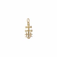 Cruz de caravaca oro 18 quilates 8mm