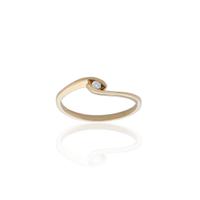 Sortija diamante oro 18 quilates