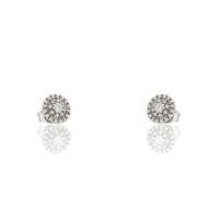 Pendiente diamante oro 18 quilates