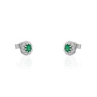 Pendiente diamante oro 18 quilates