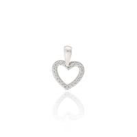 Colgante oro blanco 18 quilates