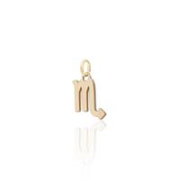 Colgante horoscopo escorpio oro 18 quilates