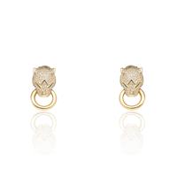 Pendientes leopardos oro 18 quilates
