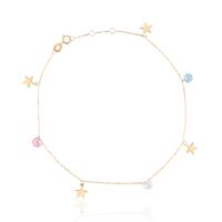 Tobilleras oro 18 quilates